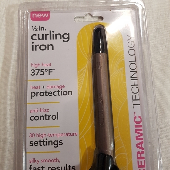 Conair 1/2" double ceramic curling iron - Picture 2 of 5